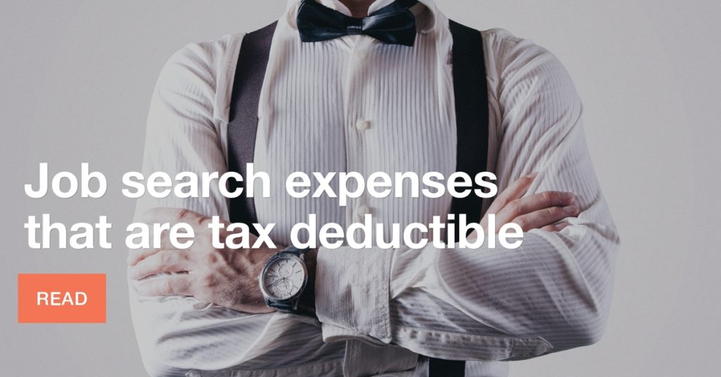 Job search expenses that are tax deductible