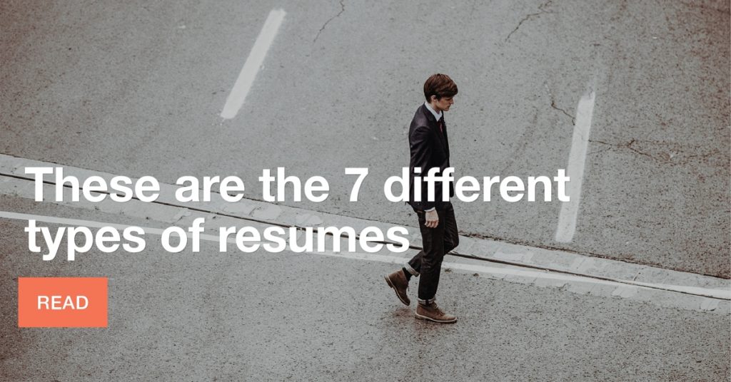 These are the 7 different types of resumes