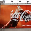 coke billboard representing a memorable brand