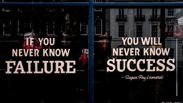 If you never know failures, you will never know successes
