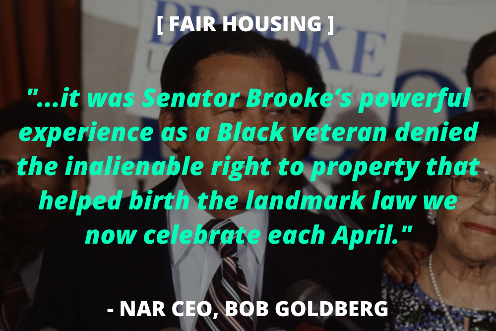 Senator Brooke - Fair Housing