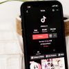 Tiktok on iphone representing keystroke trackers