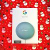 google next mini with wrapping paper
