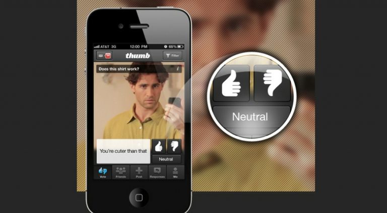 Thumb – a social network for instant opinions