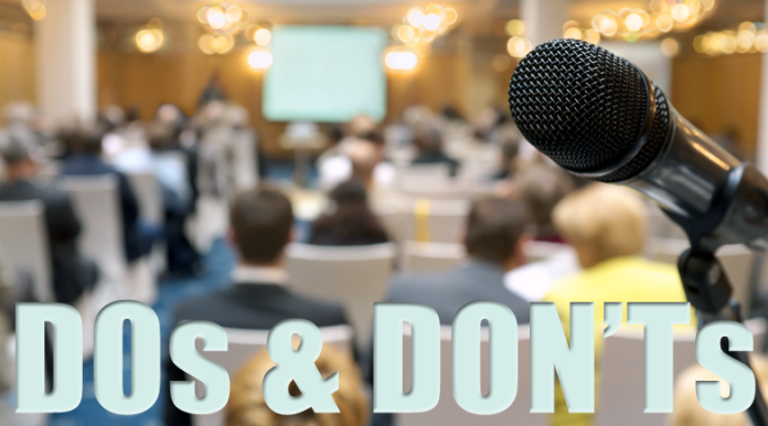 Conference Dos Don'ts