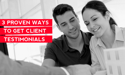 getting client testimonials