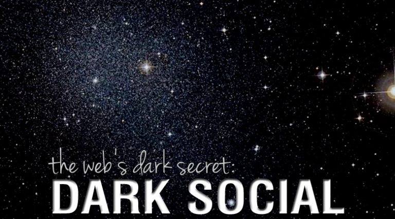 The rise of dark social: All science, no seduction
