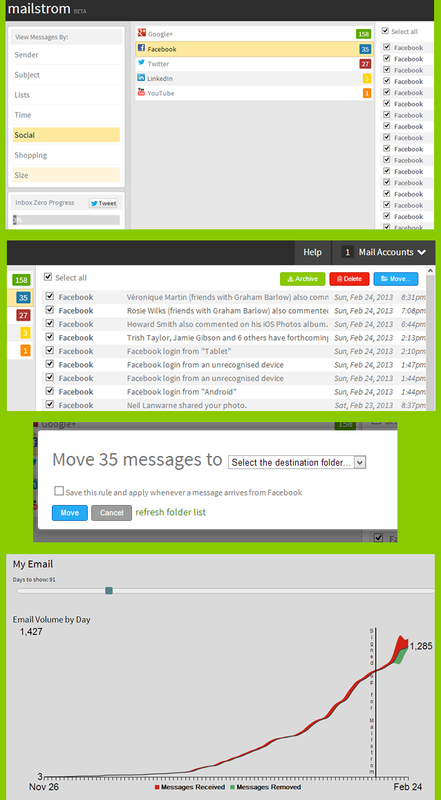 mailstrom screenshots