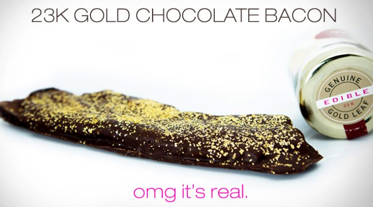 23K gold chocolate bacon proves the power of the internet