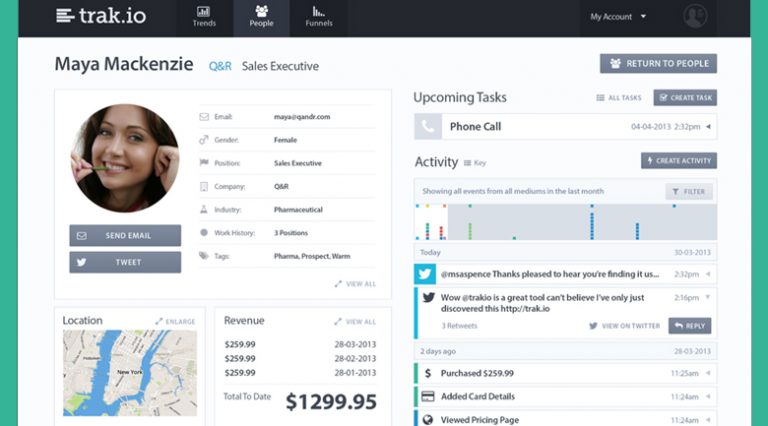 Trak.io customer analytics for data-hungry businesses