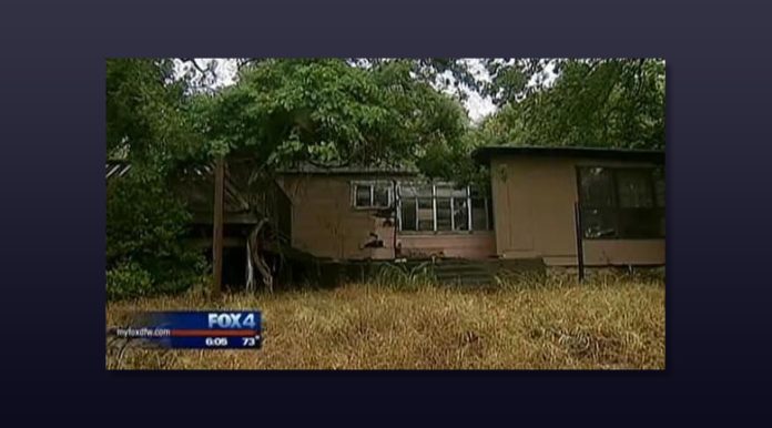 fort worth home demolished