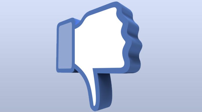 facebook dislike