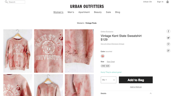 kent state urban outfitters