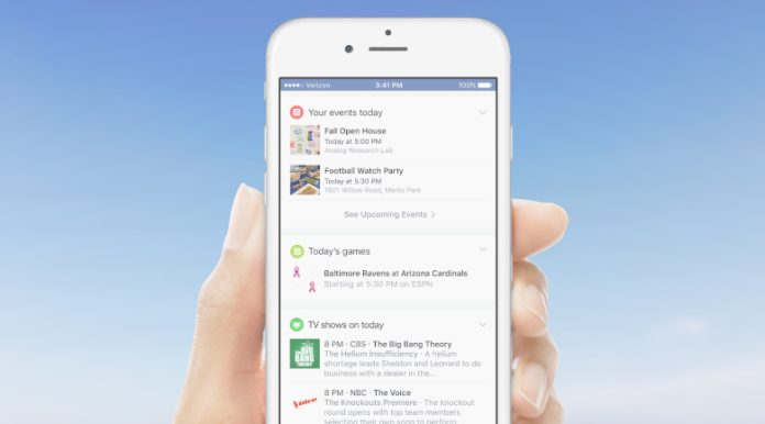 facebook event suggestions