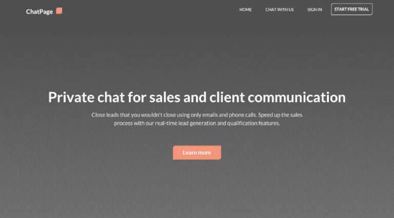 ChatPage.io improves lead conversions for any type of company