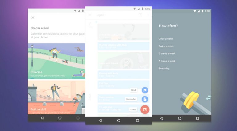 GCal can now help you find time for your goals