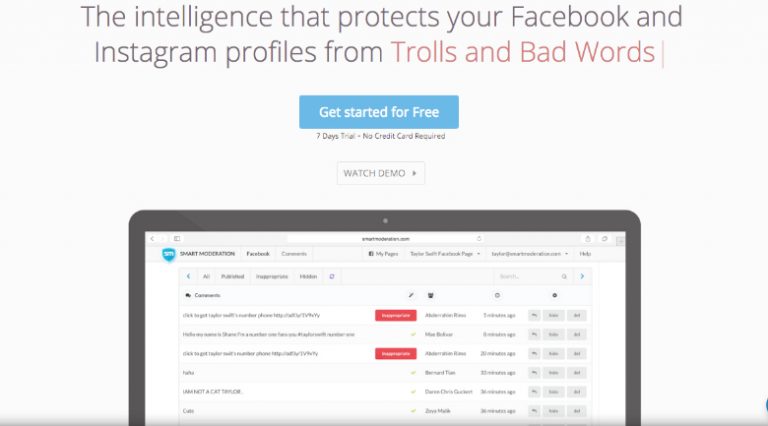 “Smart Moderation” auto-protects your social networks from trolls