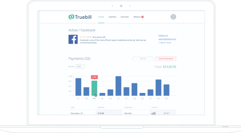 Find, track, and cancel all of your subscription services