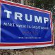 trump political yard sign civility