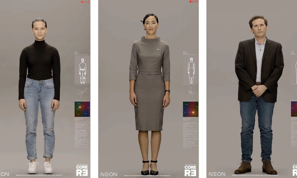 Project Neon creates "artificial human" to unveil at CES