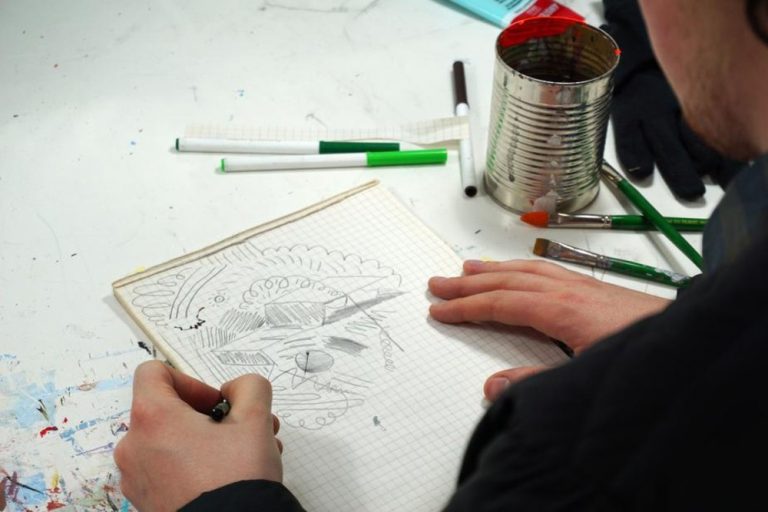 creative artist doodle
