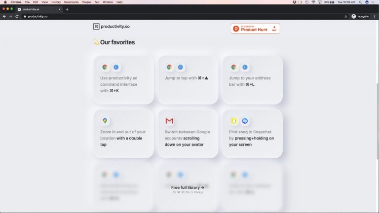 productivity hacks with productivity.so