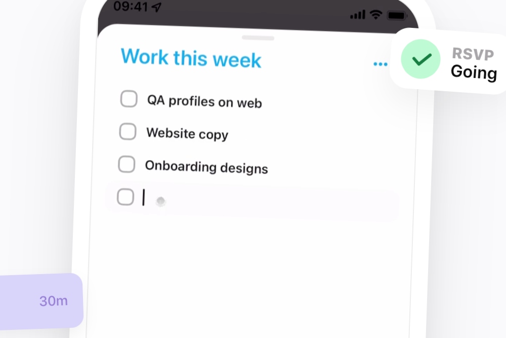 Amie to-do list example