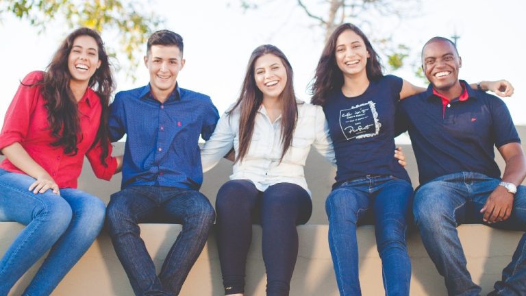 Group of Gen Z people