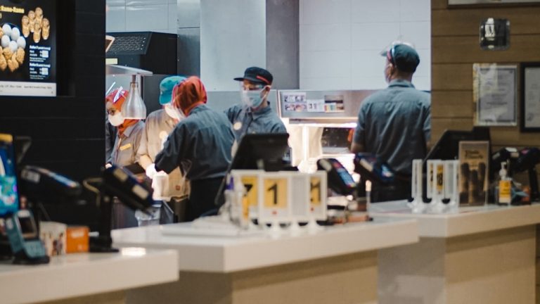 McDonald's fast food frontline workers